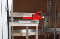 alloy van workbench
