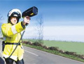 police laser gun detector